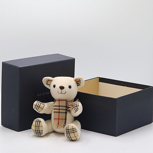 【美品】BURBERRY バーバリー ノバチェック テディベア 箱付 美品【BURBERRY バーバリー】ノバチェックテディベア ぬいぐるみ