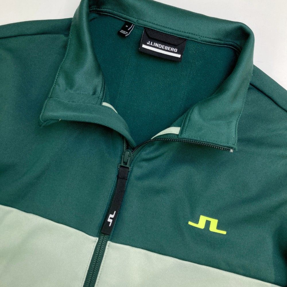 【高価値】 サイズ：M ジップ 裏起毛 ジェイリンドバーグ J.LINDEBERG ウエア