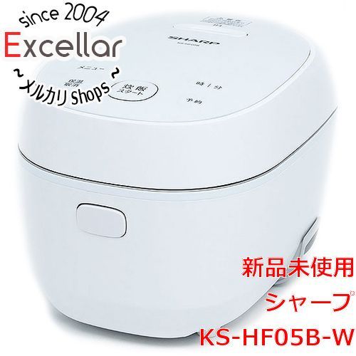 bn:3] SHARP IHジャー炊飯器 3合 KS-HF05B-W ホワイト - メルカリ