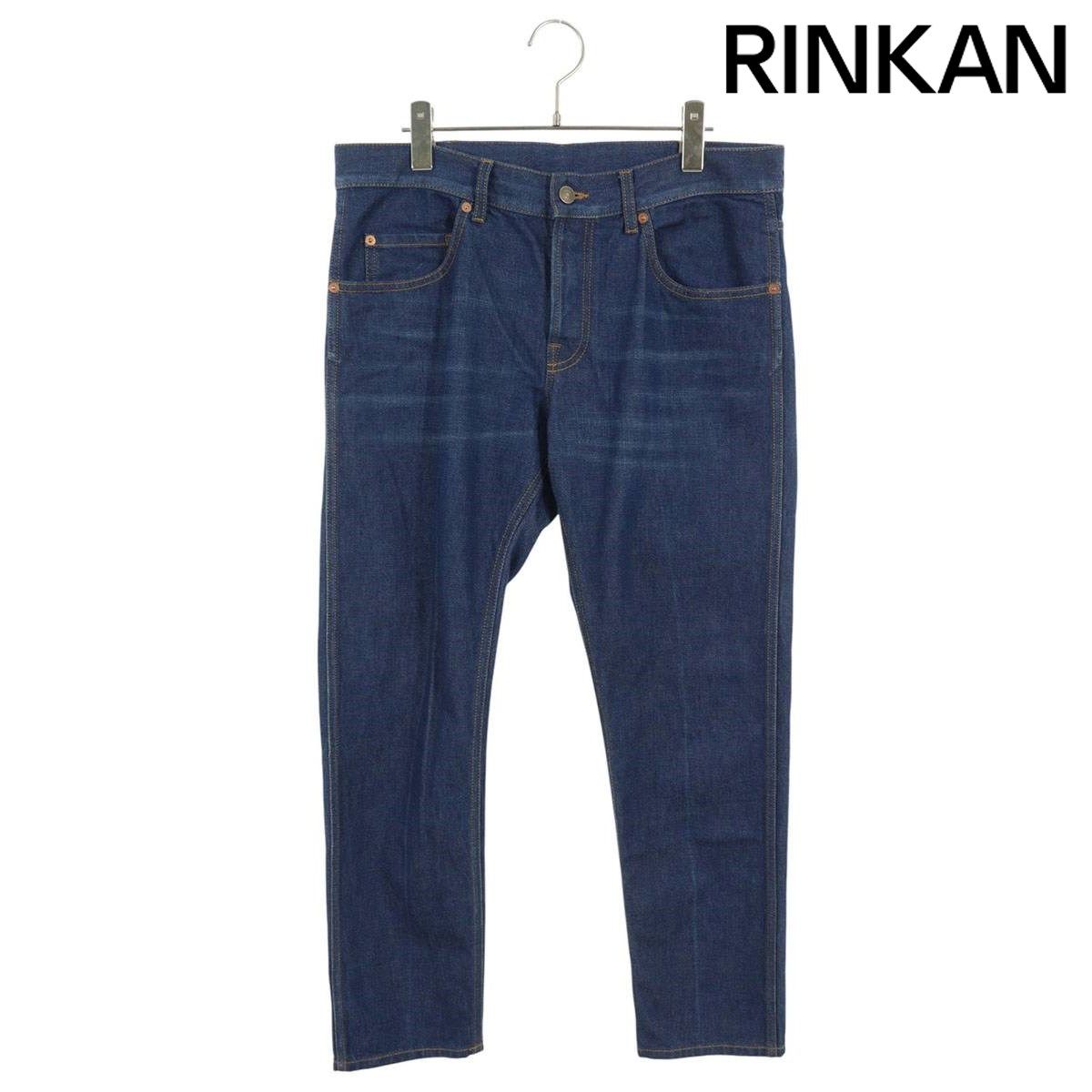 GUCCI 刺繍デザイン デニムパンツ 中古・古着通販】GUCCI (グッチ) デニムパンツ タイガーフラワー