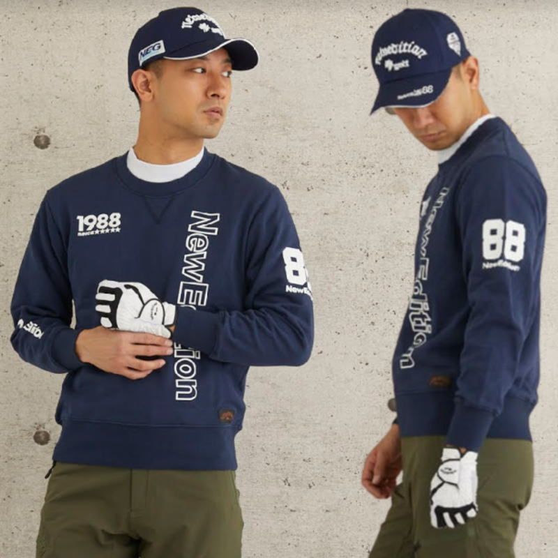 公式NewEdition GOLF®】トレーナー スエット ゴルフウェア 公式NewEdition GOLF®】トレーナー スエット ゴルフウェア