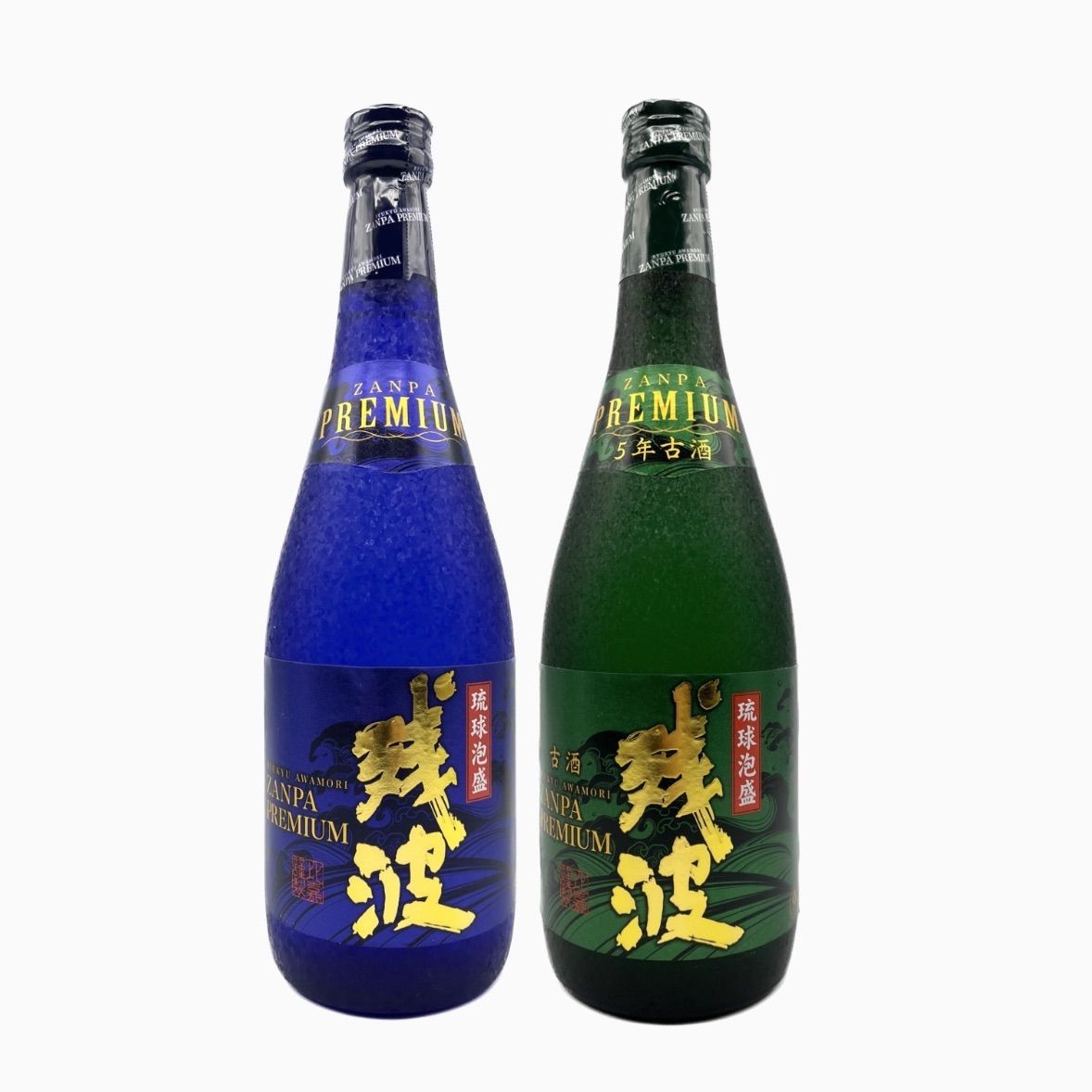 泡盛】残波プレミアム30度、残波プレミアム古酒35度 720ml 2本セット