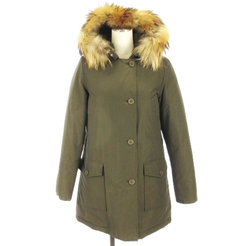 WOOLRICH ダウンジャケット カーキ XS