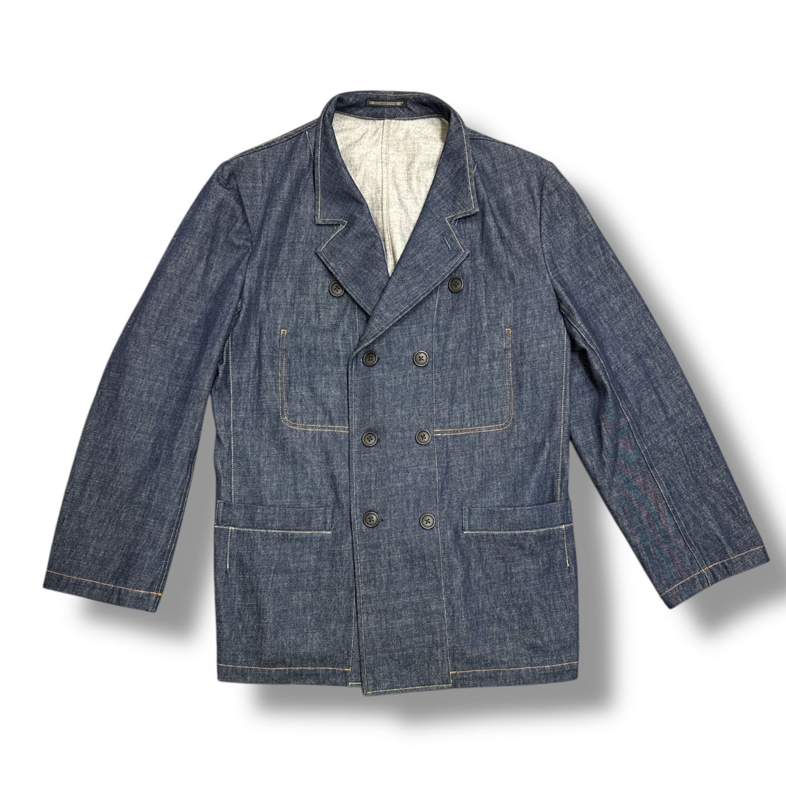Y's デニムジャケット Y's for men 12oz DENIM JACKET WITH COLOR COMBI STITCH 12