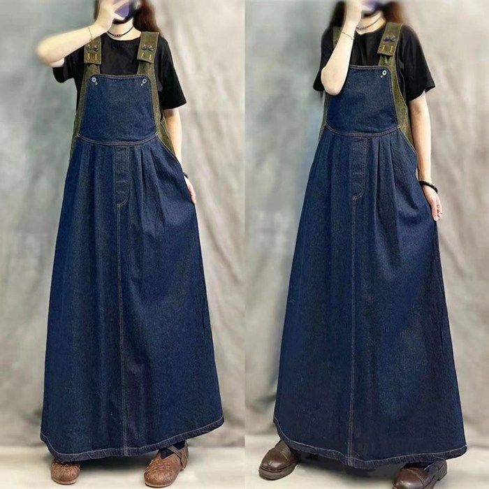 ブルーレーベルクレストブリッジ　デニムジャンパースカート　ワンピース　サロペット ブルーレーベルクレストブリッジ デニムジャンパースカート