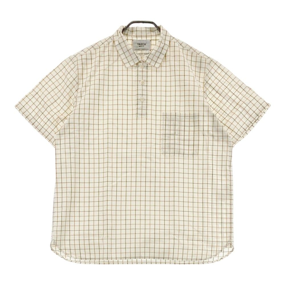 ヤエカ YAECA 日本製 COMFORT SHIRT RELAX SQUARE S/S ショート 