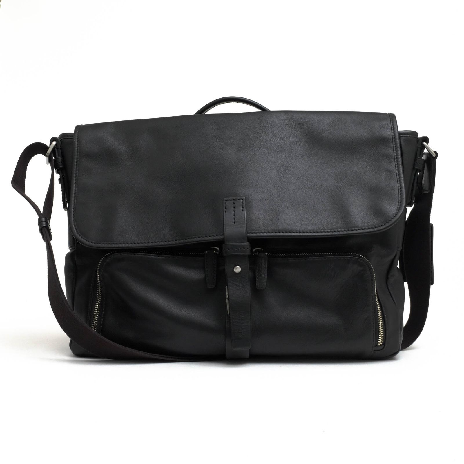 レザー ビジネスバッグ 黒TUMI TUMI （トゥミ）本革ビジネスバッグ | 革製品のクリーニング＋染め直し