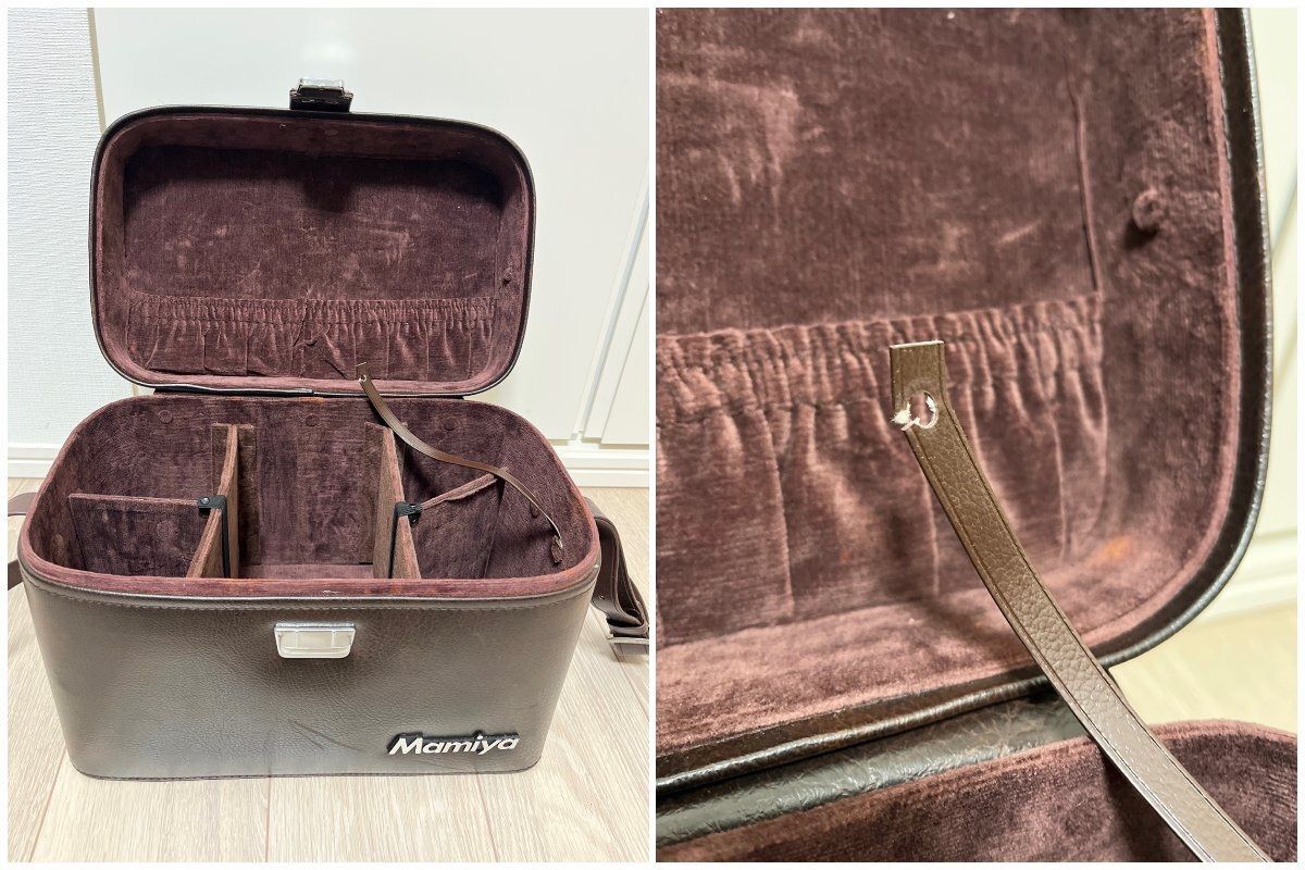 ◇◇ 極上美品 マミヤ Mamiya 純正 レザー ハードケース 中判 大判