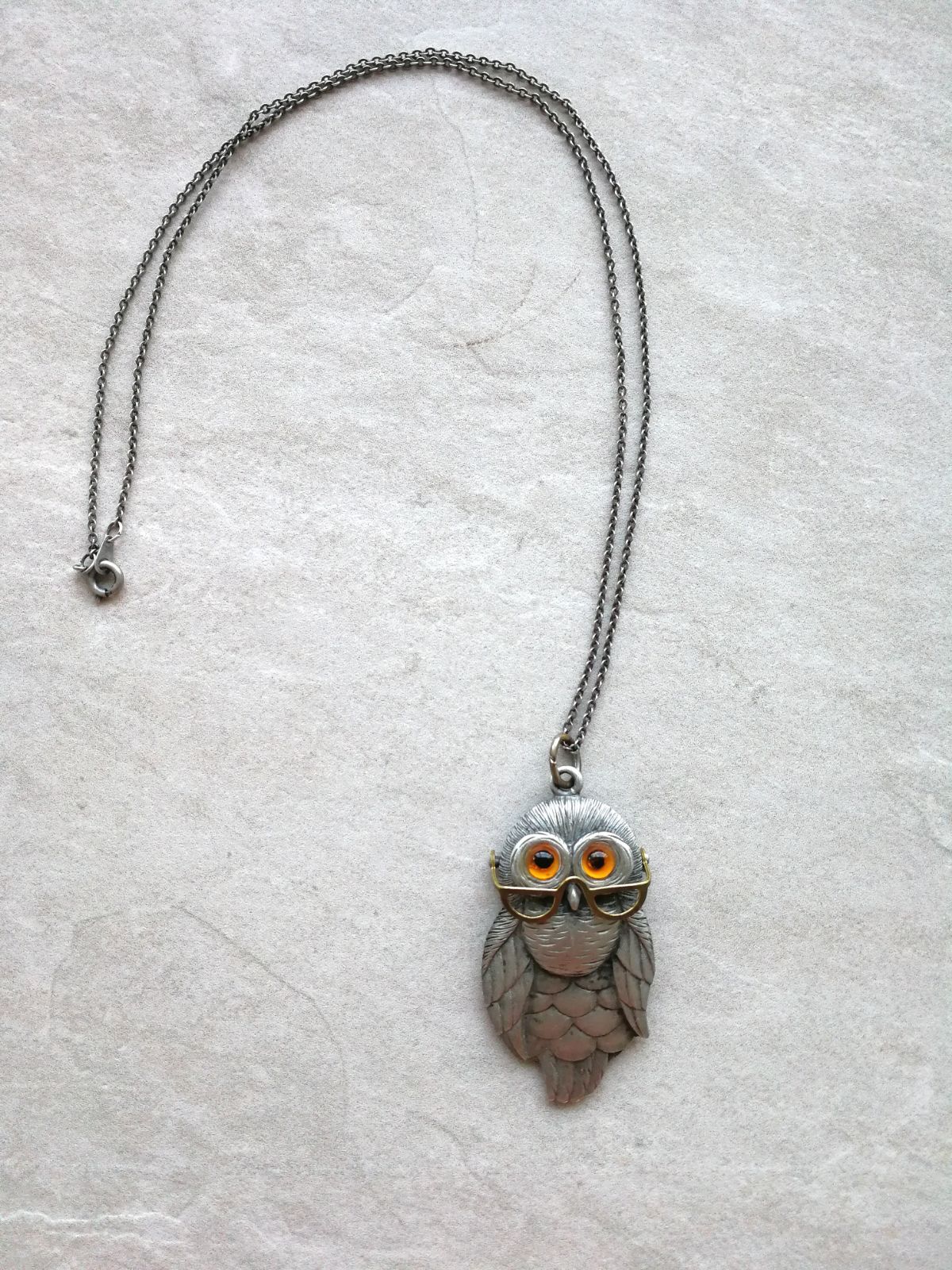 JJ ジェイジェイ ヴィンテージ ふくろうネックレス - メルカリ 