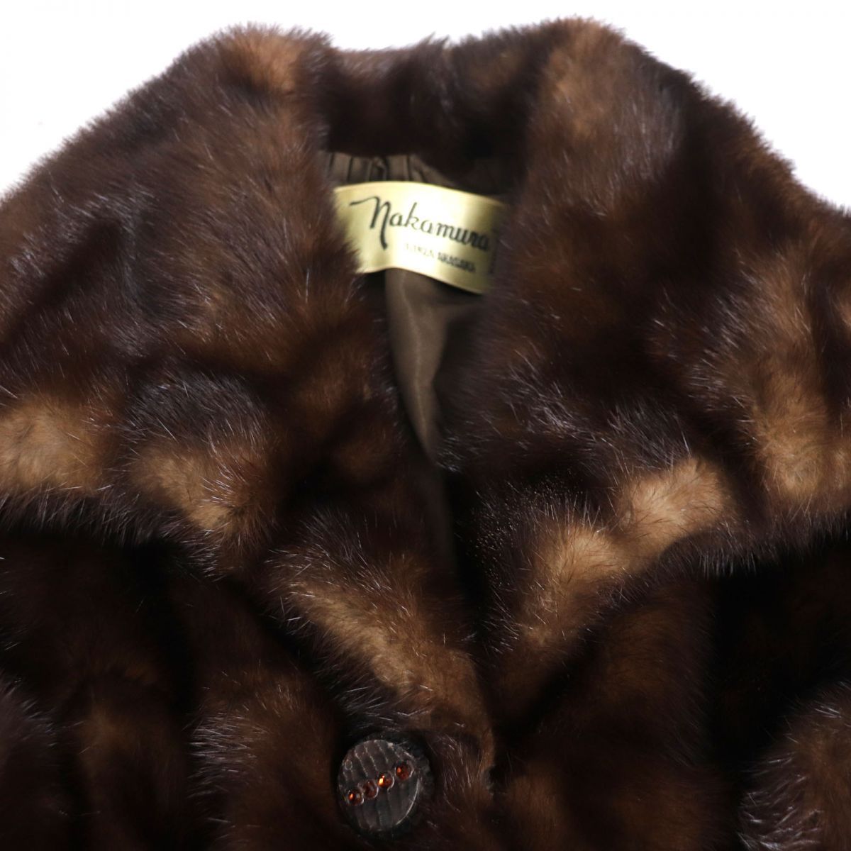 美品✨Nakamura Fur　ナカムラファー　MINK　ミンク　本毛皮コート 良品▽Nakamura Fur ナカムラファー MINK ミンク 本毛皮コート