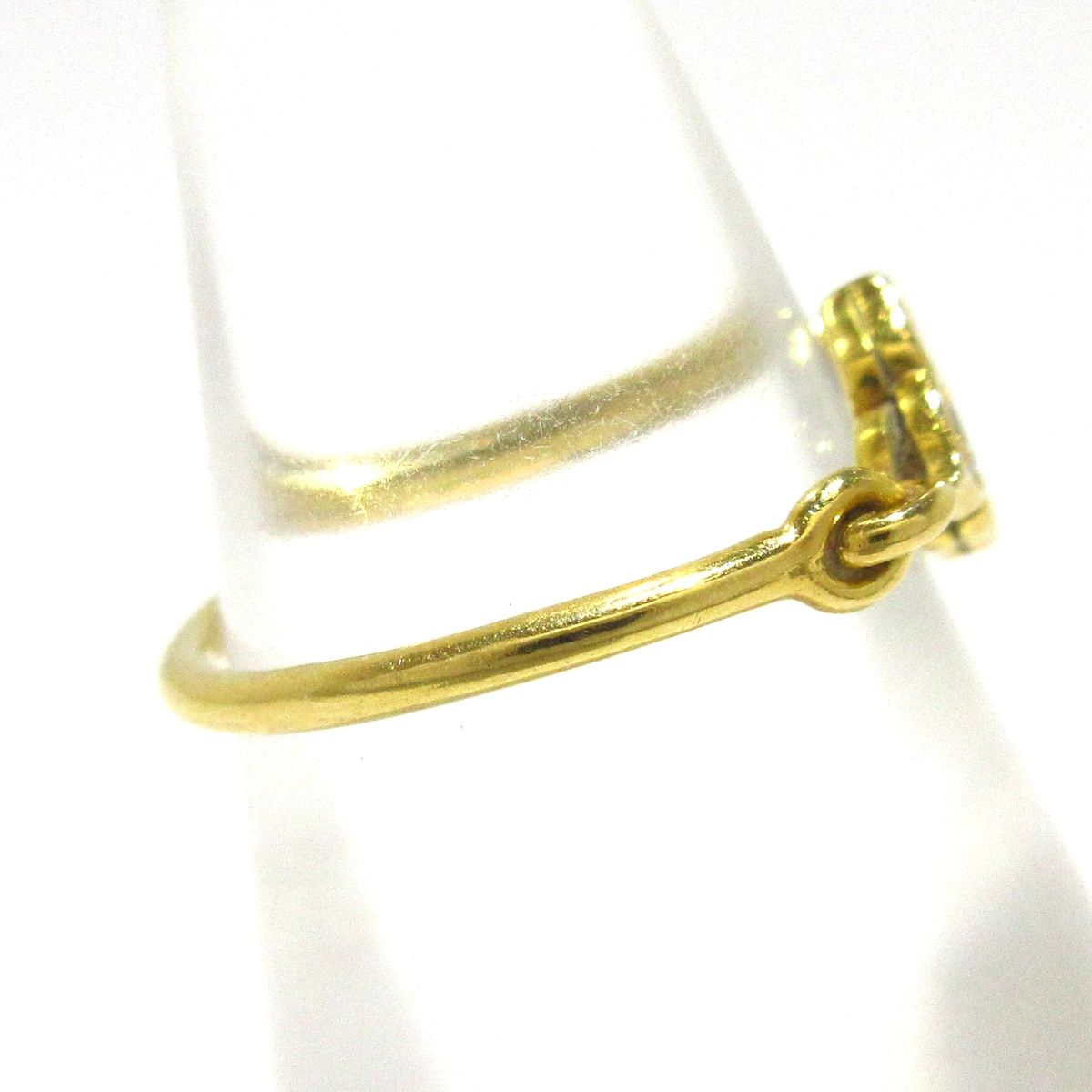 Cartier カルティエ リング 47 ヒンドゥ K18YG×ダイヤモンド 4Pダイヤ