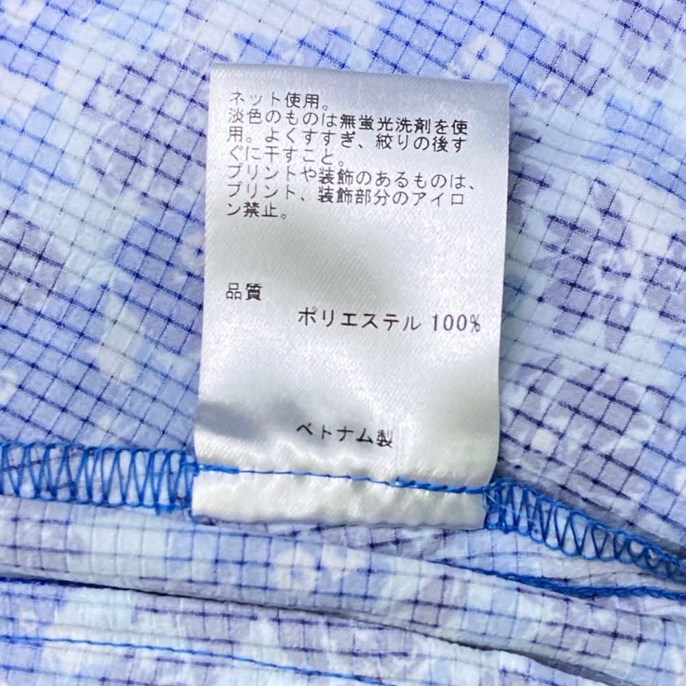 サイズ：1 23区GOLF ニジュウサンクゴルフ スカート 花柄 ブルー