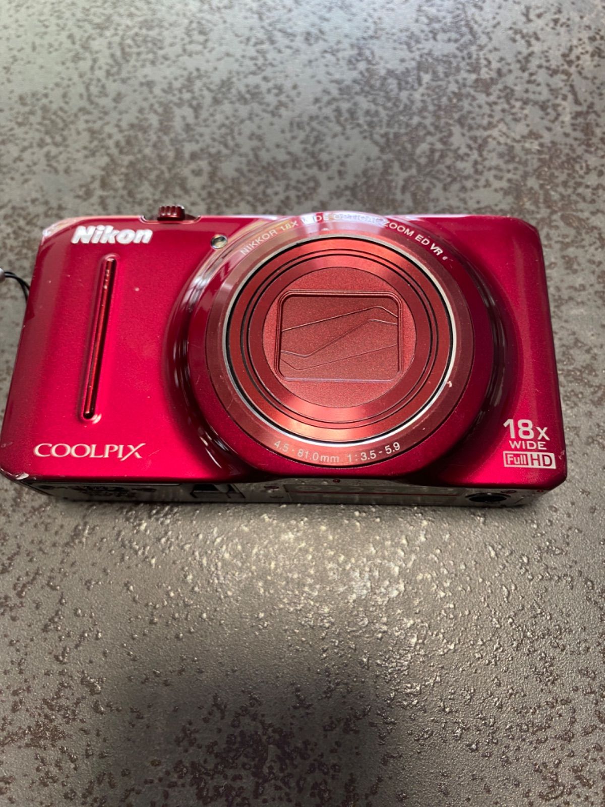 ニコン Nikon COOLPIX S9300 レッド コンパクトデジタルカメラ