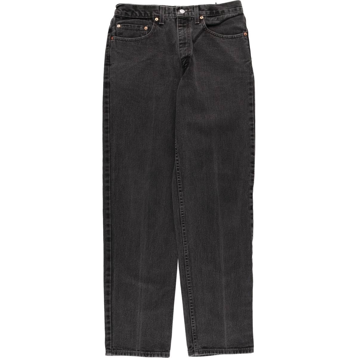 古着 00年代 リーバイス Levi s 0550-0260 RELAXED FIT ブラックデニム テーパードデニムパンツ メンズw31相当|eaa587605