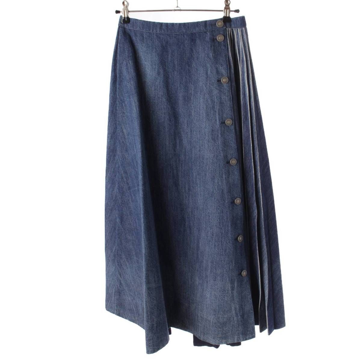 ディオール　変形デニムスカート クリスチャンディオール】Christian Dior 21SS プリーツ デニム