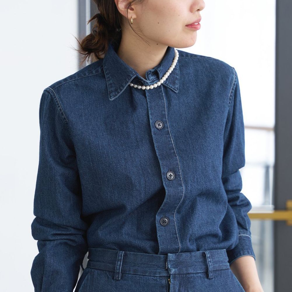 J.B.ATTIRE/ジェービーアタイア 別注 Cannes デニムシャツ