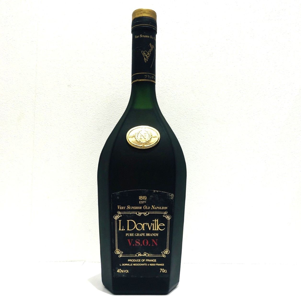 ▽L.Dorville ドーヴィル PURE GRAPE BRANDY VSON VERY SUPERIOR