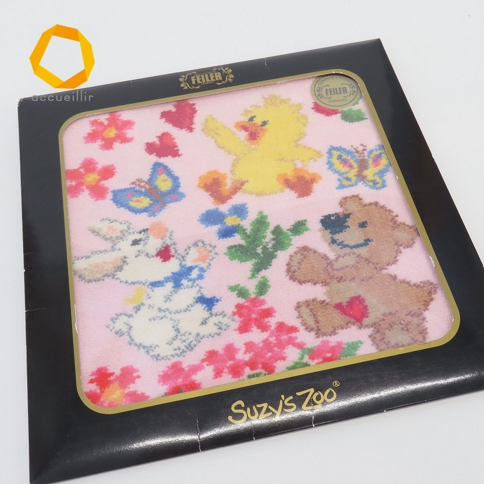 FEILERコラボSuzy‘s Zoo フェイラータオルハンカチスージーズー 新品 レア フェイラー×スージーズー コラボ タオルハンカチ
