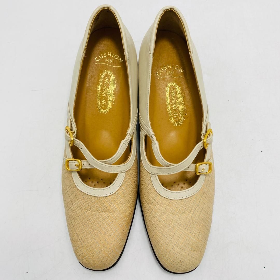 銀座ヨシノヤ CUSHION HV パンプス ストラップ 外反母趾 24.5 - メルカリ