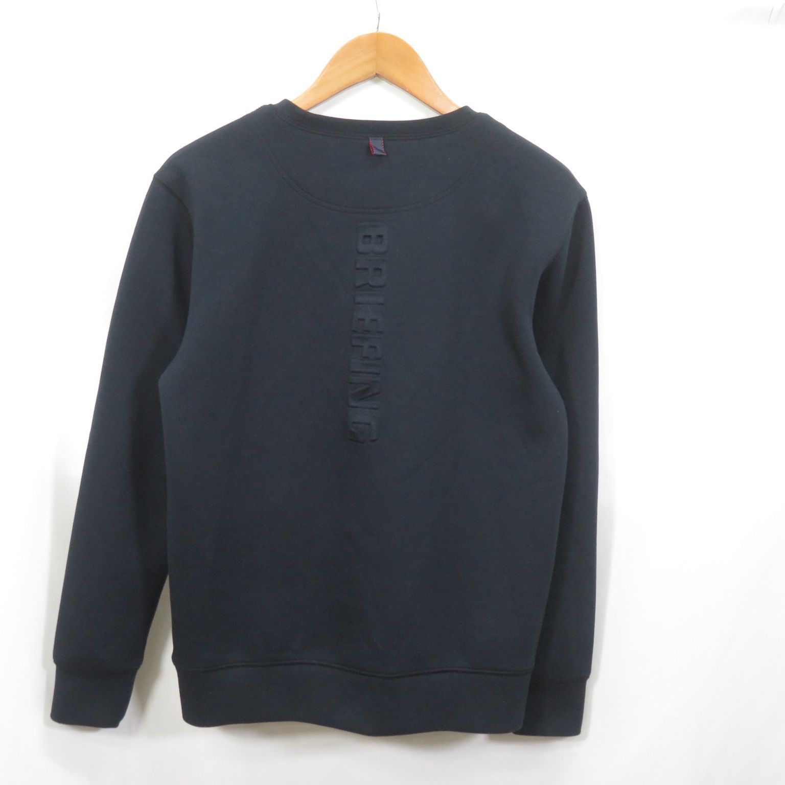 新品【BRIEFING ブリーフィング】3Dロゴ クルーネック トレーナー S MEN'S MINI 3D LOGO CREWNECK（メンズミニ3Dロゴグルーネック