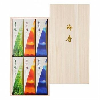 日本香堂 天壇 3種入 進物桐箱 包装品 26511
