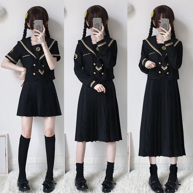 全 セーラー服 本格制服 コスプレ JK 女子高生 コスプレ 制服 長袖 カーディガン ネクタイ付き 4点セット JKコスプレ スカート スクールスカート プリーツスカート 學院風 中学生 かわいい 学園祭 文化祭 仮装 41518
