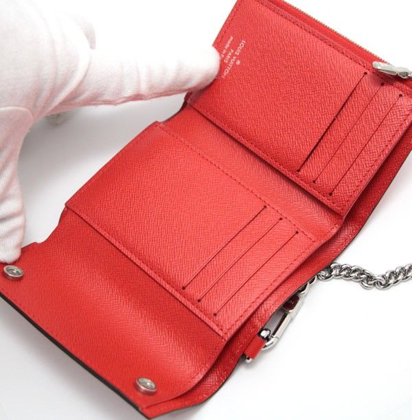 ルイヴィトン Louis Vuitton シュプリーム チェーンウォレット エピ