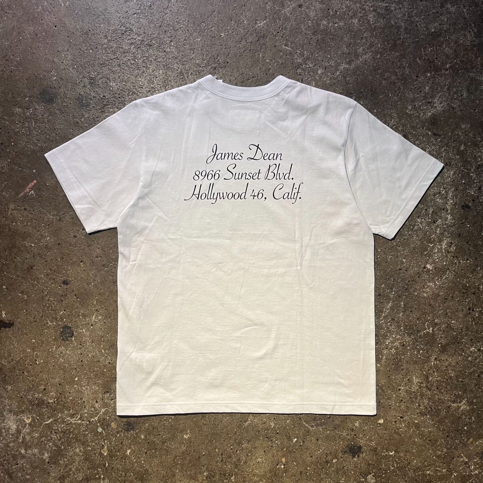 sacai 2025SS ジェームスディーンTシャツ サカイ、伝説的俳優 ジェームズ・ディーンからインスパイアされ