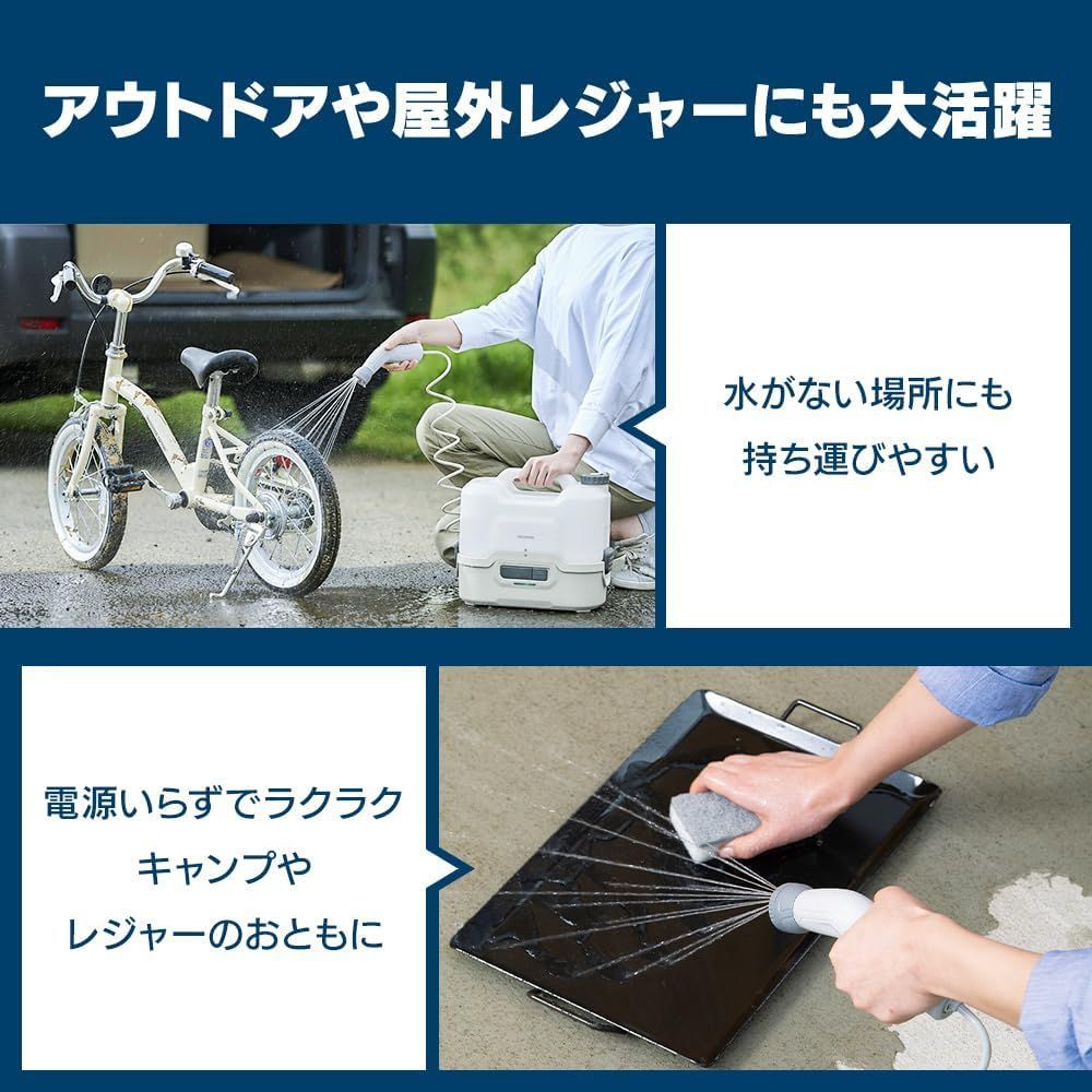 充電式ポータブルウォッシャー JPW-T81-W
