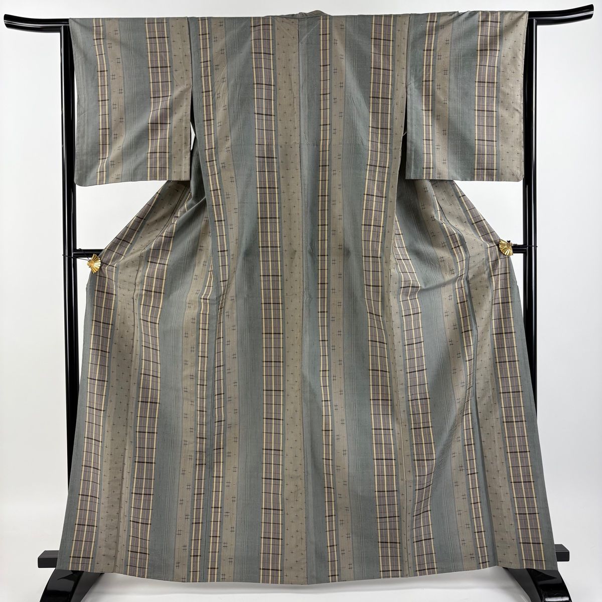 紬 身丈165cm 裄丈66cm 正絹 逸品 【中古】の通販 by バイセル
