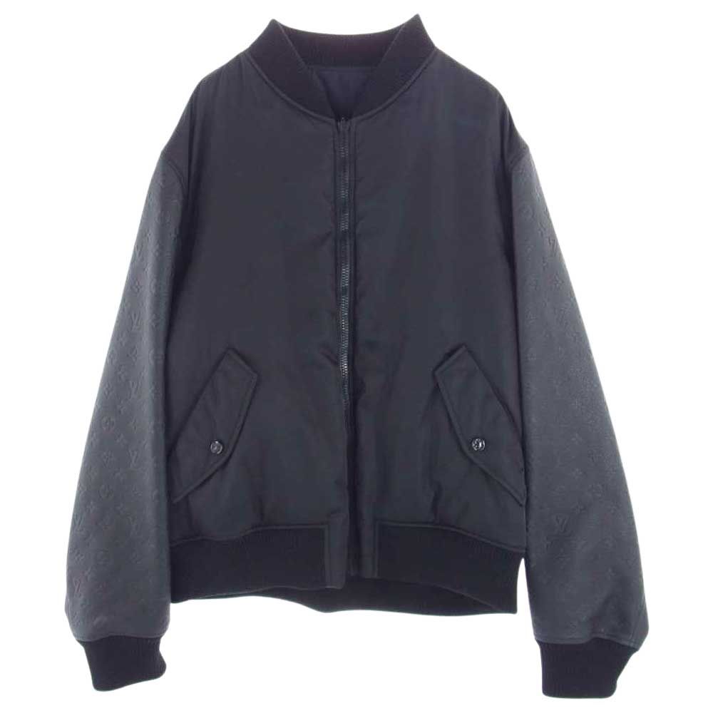 LOUIS 青っぽく VUITTON ルイヴィトン レザージャケット ブラック系 LOUIS 青っぽく VUITTON ルイヴィトン レザージャケット ブラック系