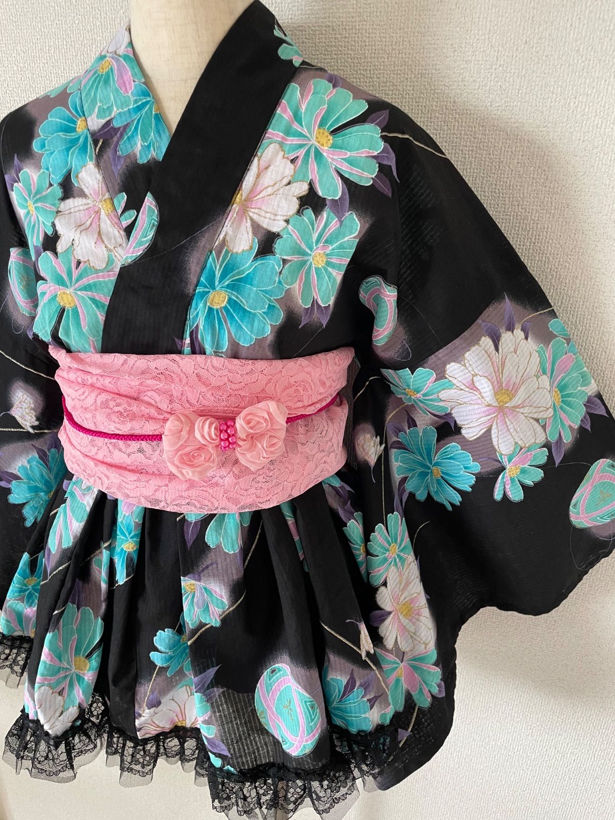 量産地雷ギャルの夏♡映え浴衣で主役級??】 姫袖新カラーと地雷系