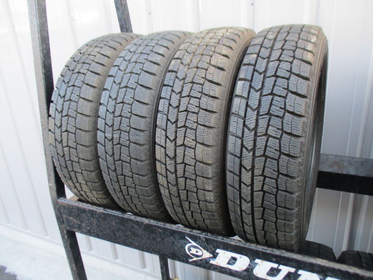 155|65R13 73Q ダンロップ WINTERMAXX02 スタッドレス 2020年製 4本 T51700207 インボイス領収書発行