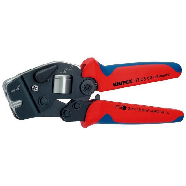 KNIPEX クニペックス ワイヤーエンドスリーブ圧着ペンチ コンフォート 全長190mm 9753-09