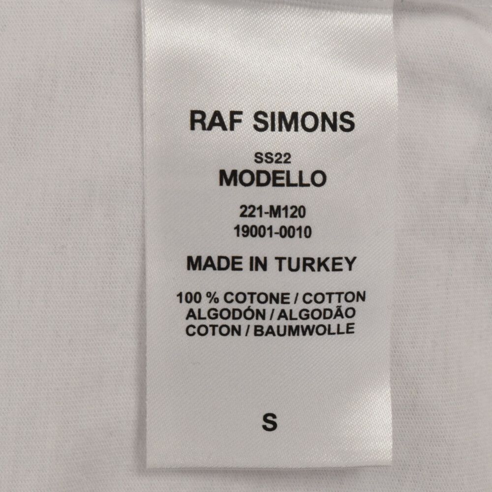 RAF SIMONS ラフシモンズ 22SS OVER-SIZED TECHNO PIERCER T-SHIRT