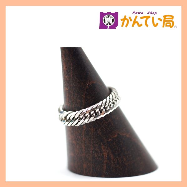 Pt850 8面 トリプル 喜平リング 11号 3 3g ユニセックス プラチナ アクセサリー PT ファッション