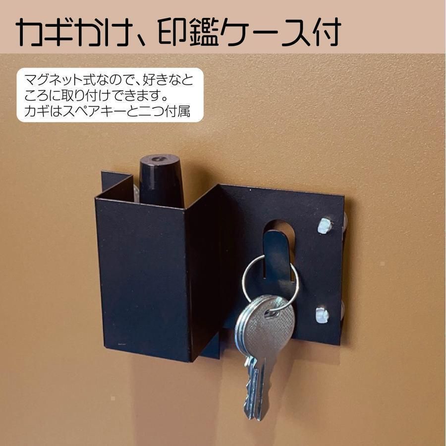 宅配ボックス 戸建 後付け 大型 大容量 ポスト 郵便受け ブラウン