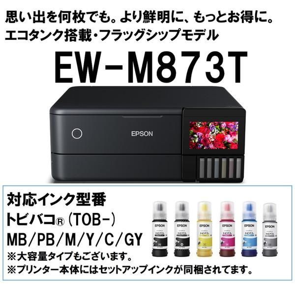 美品】エプソン プリンター エコタンク搭載 A4カラーインクジェット複合機 EW-M873T JT 1002ML012  0220240815100300 - メルカリ