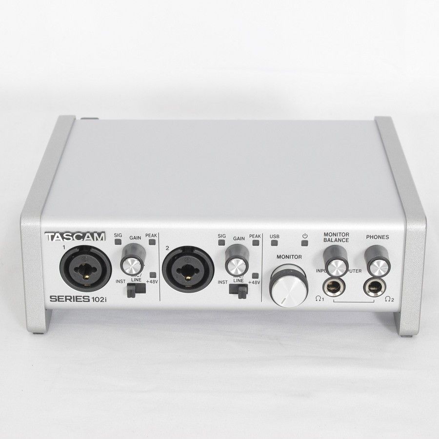 【ジャンク】TASCAM SERIES 102i オーディオインターフェース SERIES 102i | 10 IN/2 OUT USB Audio/MIDI Interface | TASCAM