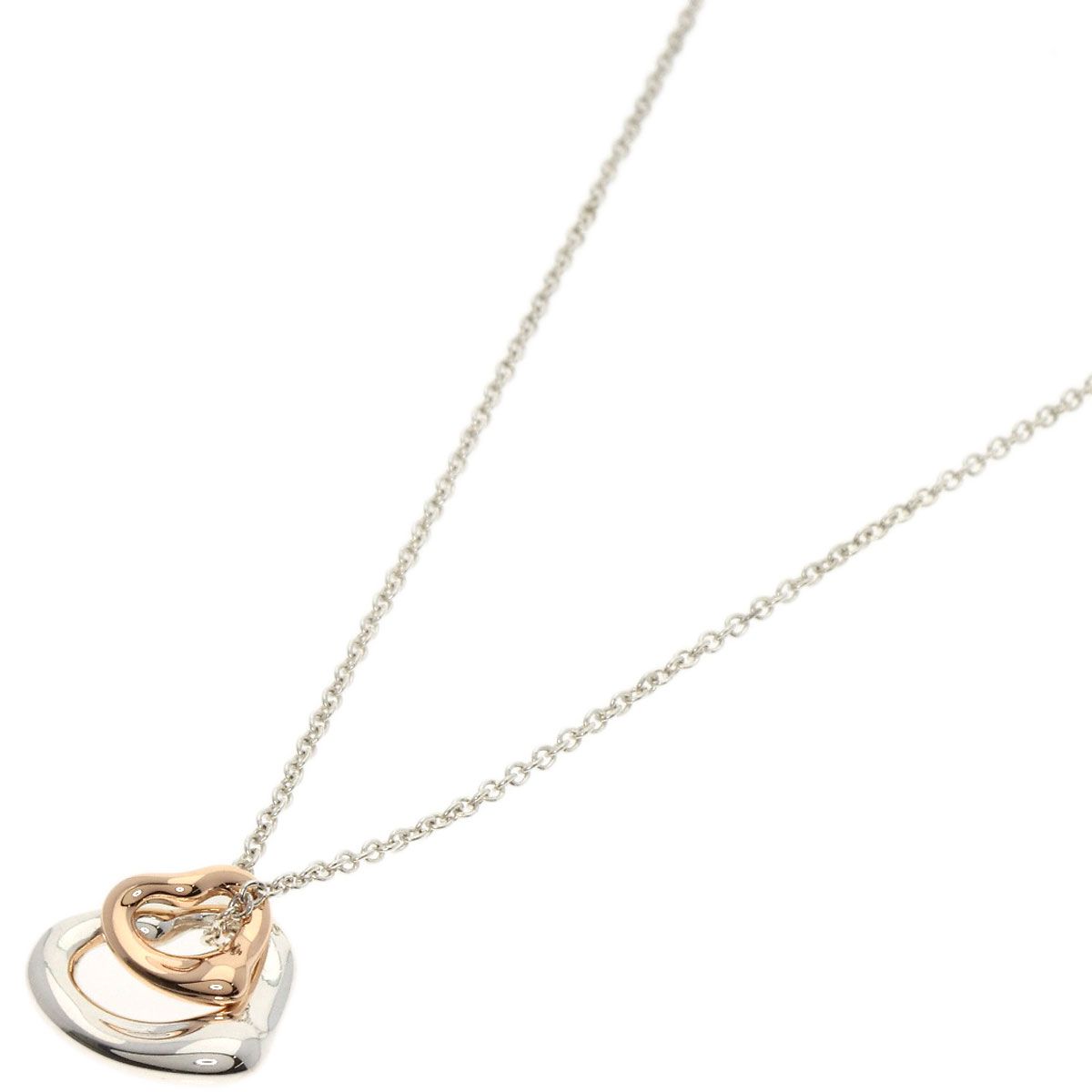 TIFFANY&Co. オープンハート ネックレス SV レディース（ティファニー  