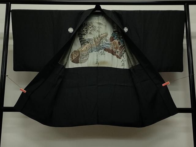 長羽織 黒紋付き