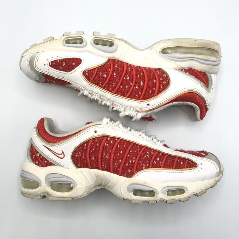 中古】Supreme × NIKE AIR MAX Tailwind 4 Red スニーカー 27.5