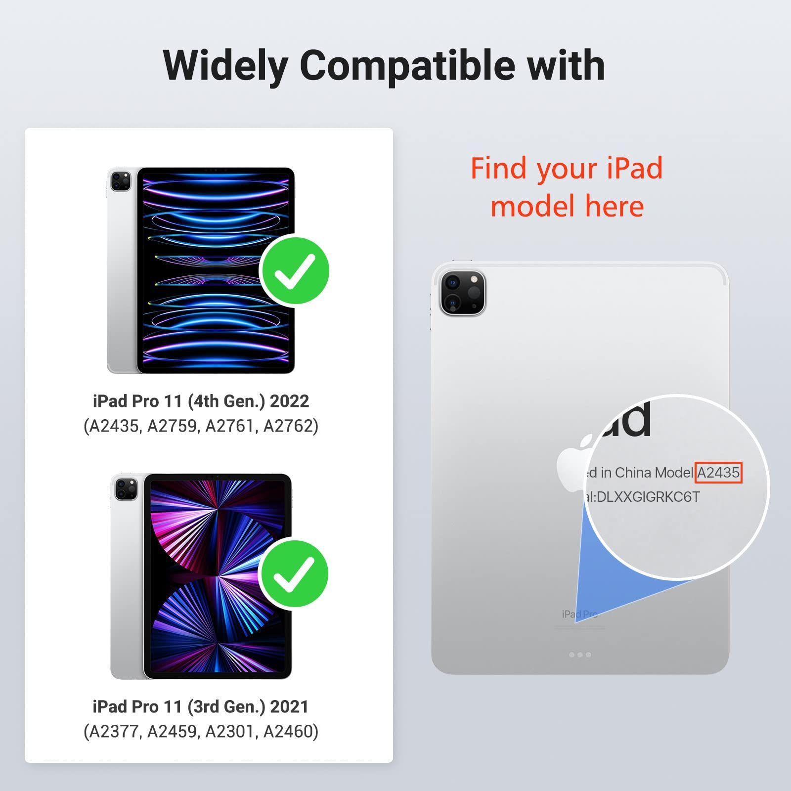 Pro 11 第4 3世代適用クリアケース Apple Pencil 2のペアリング iPad 充電に対応 軽量 薄型 耐衝撃 MoKo シンプル 四角特別保護 2025 2021 アクリルバック TPU製縁 ケース 透明