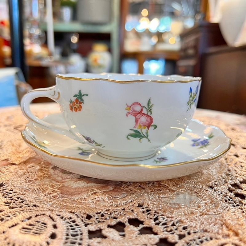 フッチェンロイター ミラベル カップ＆ソーサー 花 HUTSCHENREUTHER 