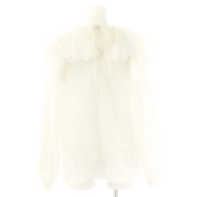 yori たっぷりスカラップブラウス♪ホワイト たっぷりスカラップブラウス | all item| yori