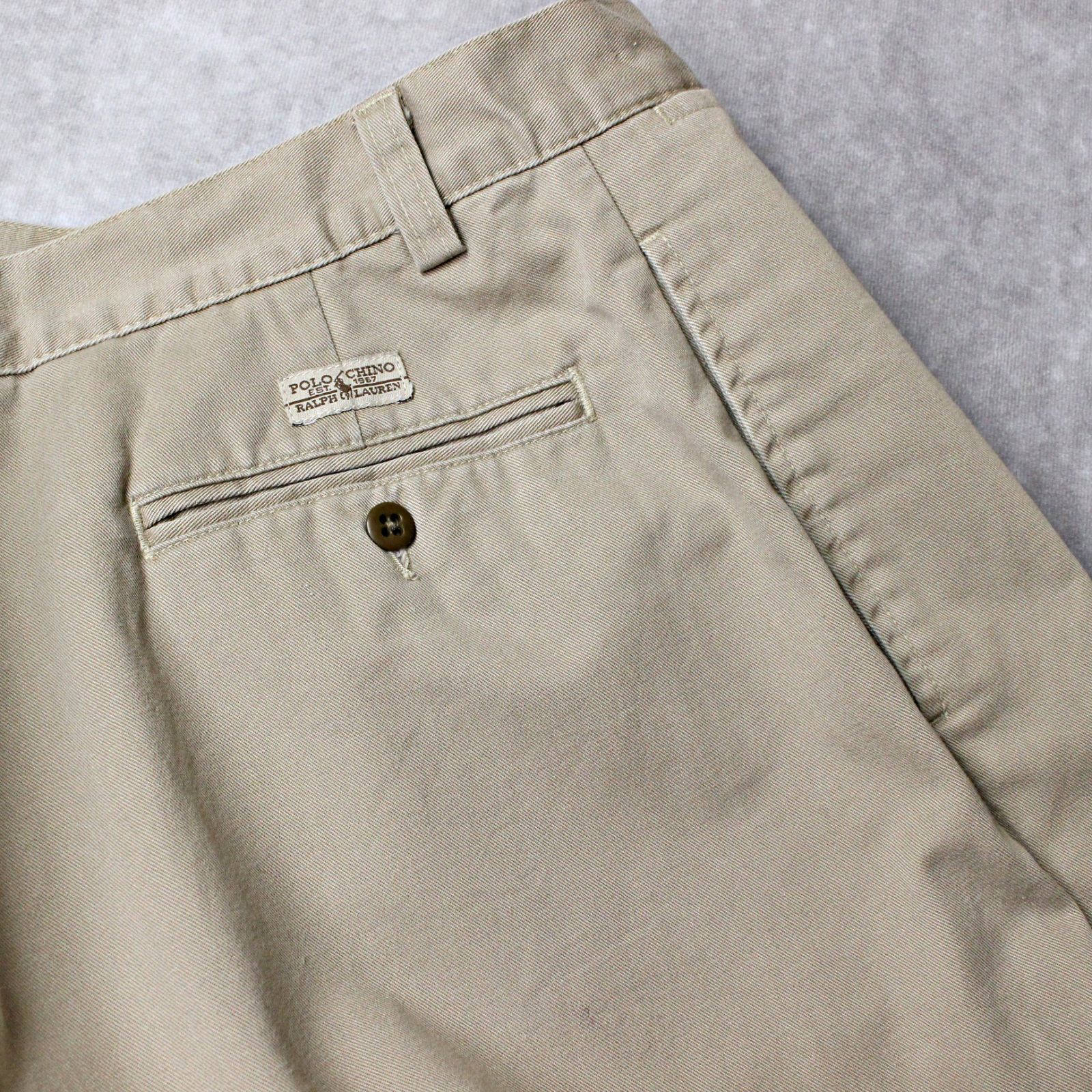 90s USA製 Polo by Ralph Lauren POLO CHINO PHILIP PANT W33(w85cm