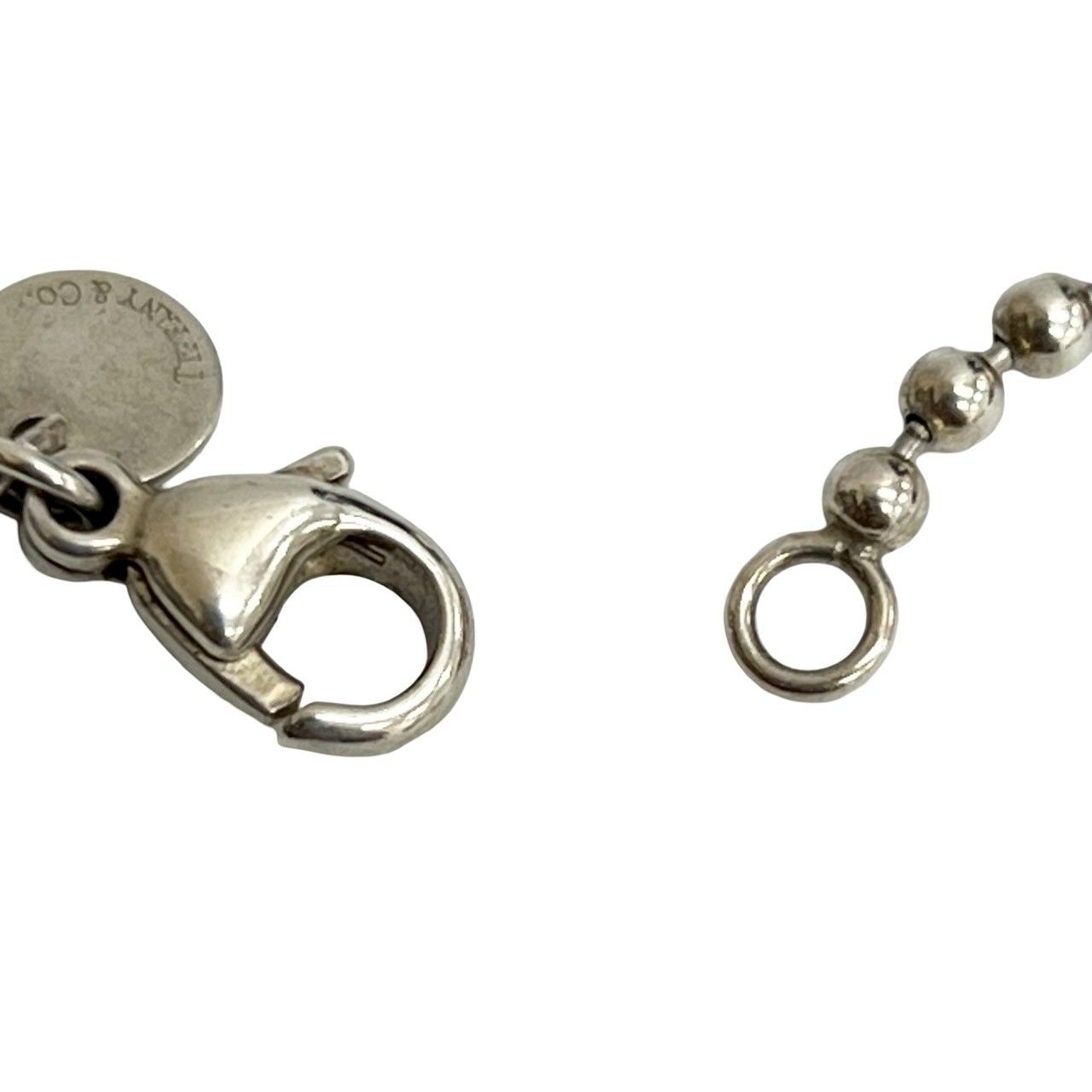 極 美品 TIFFANY&Co. ティファニー リターントゥ オーバル ロゴ