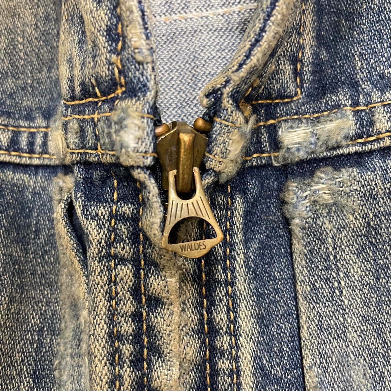 参考上代60500円 未使用品 MINEDENIM E.BF-ZP GJKT USS デニムジップ 