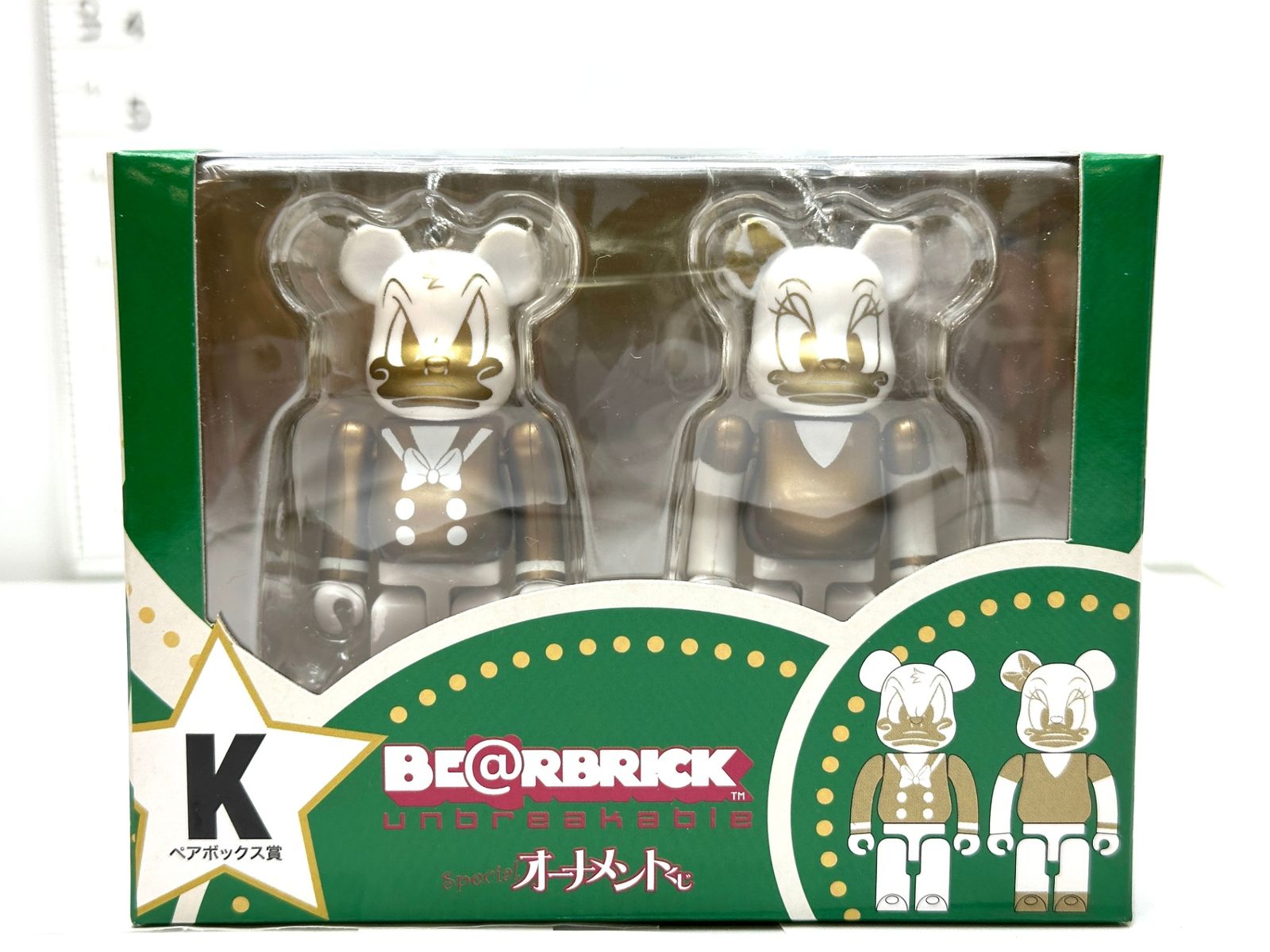 スペシャル オーナメントくじ ディズニー ベアブリック ペア ボックス