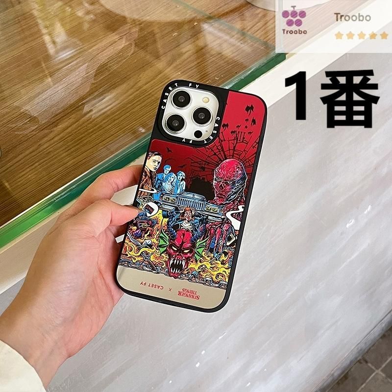 STRANGER THINGS x ケースティファイ　iPhone 16pro Stranger Things iPhoneケース CASETiFY ソフトケース 耐衝撃